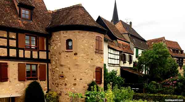 Small village in Alsace France